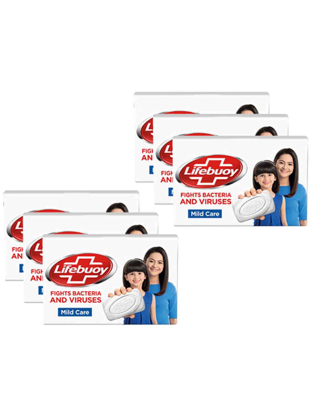 Lifebuoy Antibacterial Soap Mild Care 75g Bundle Of 6 Edamama