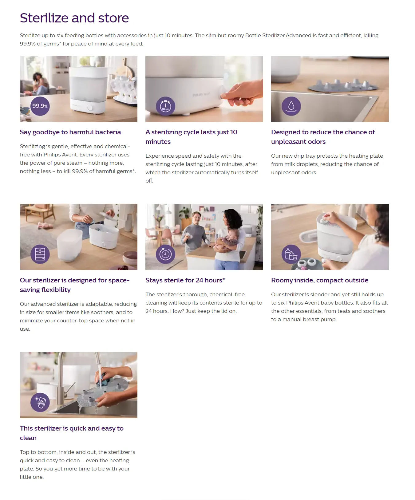 Avent Advanced Electric Steam Sterilizer edamama