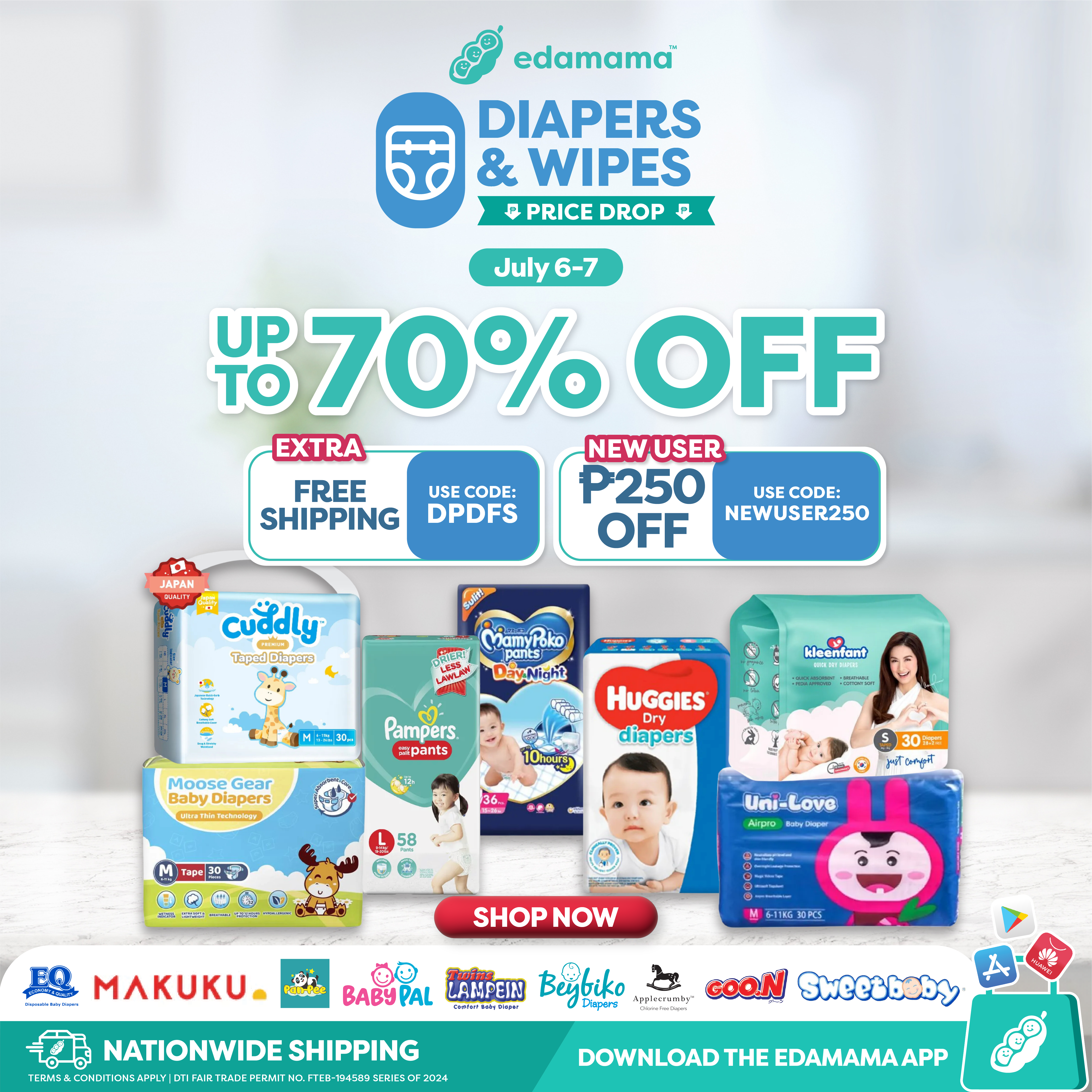 Diaper Price Drop