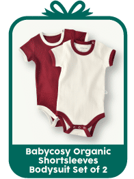 Babycosy Organic Shortsleeves Bodysuit Set of 2