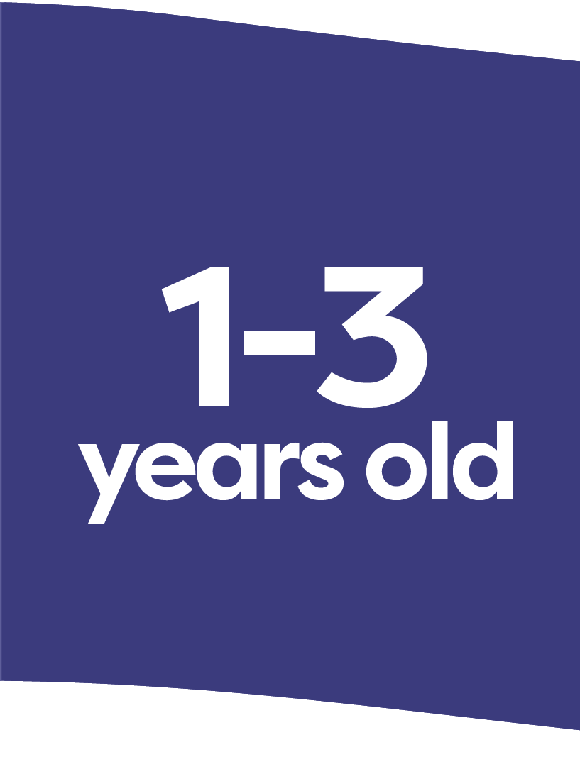 1-3 years old