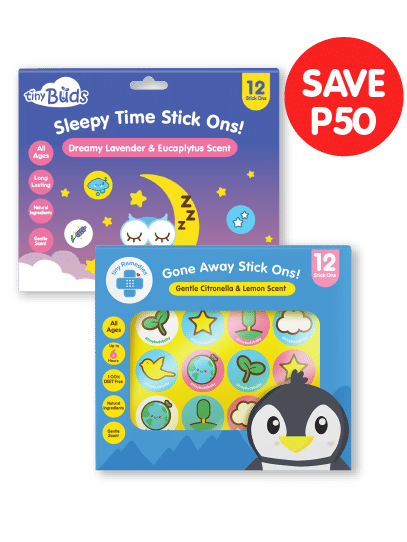 Tiny Buds Sleepy Time Stick Ons (12 pcs) and Gone Away Stick Ons (12 pcs) - Subscription