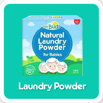 Tiny Buds Natural Laundry Powder For Babies (1kg)