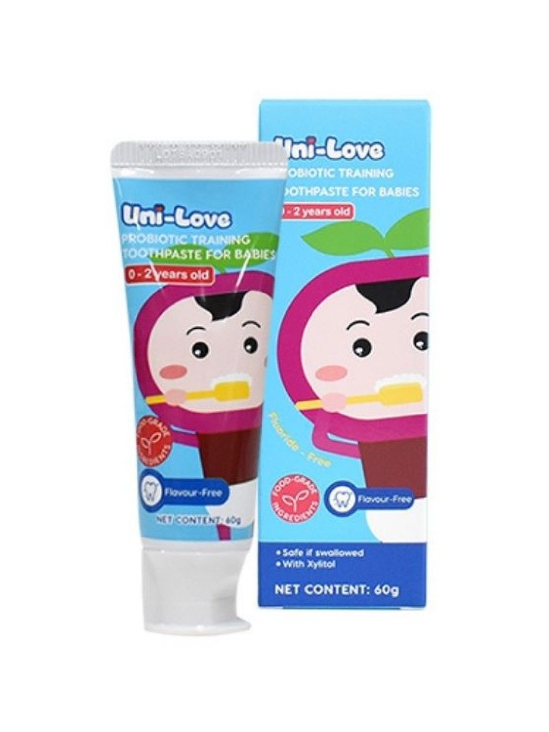 Uni-love Probiotic Training Toothpaste - Flavour-Free