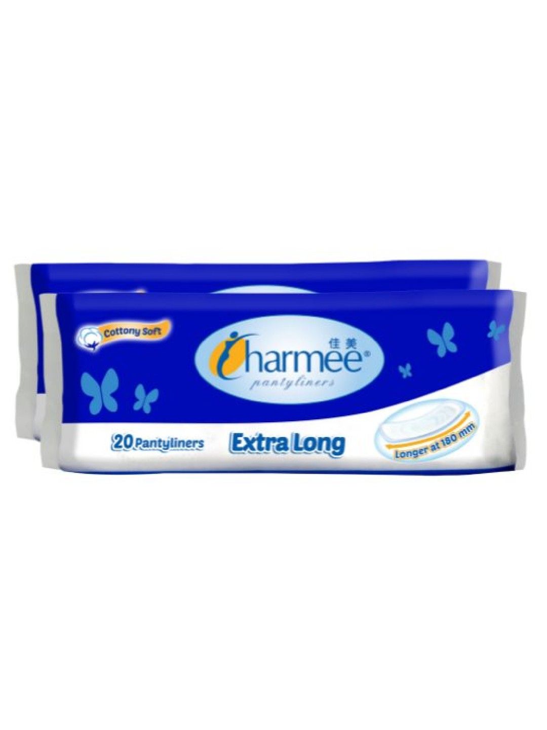 Charmee Extra Long Pantyliner 20's (2-pack)