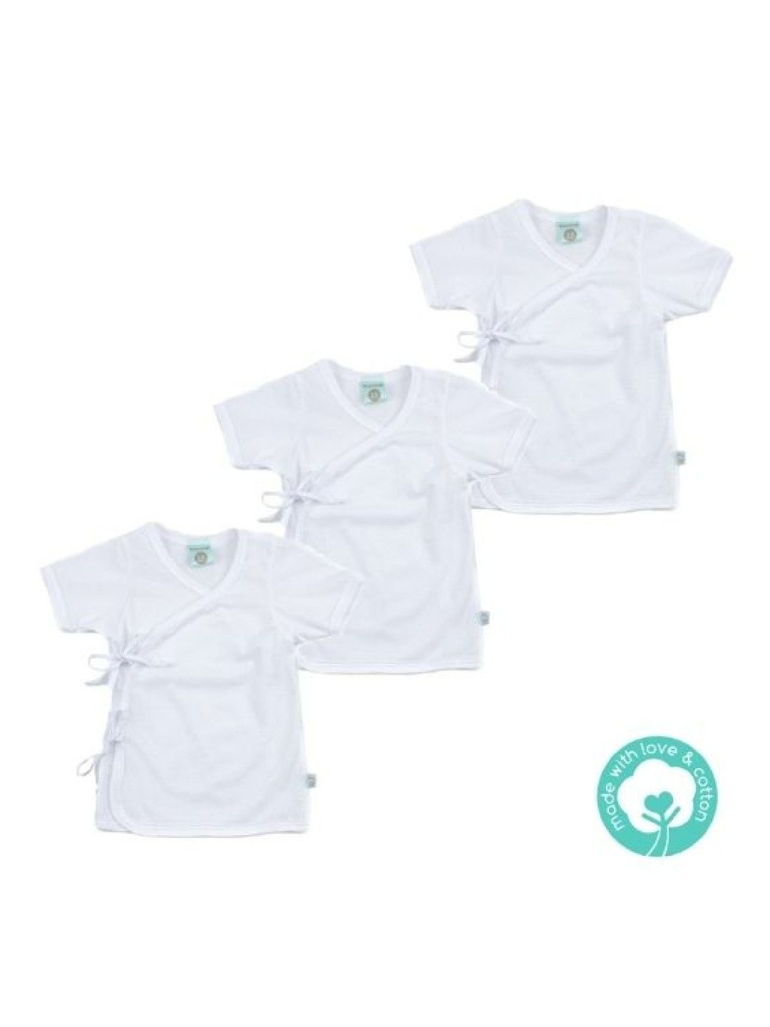 Beginnings Baby Tieside Shortsleeve Pack (3 pcs)