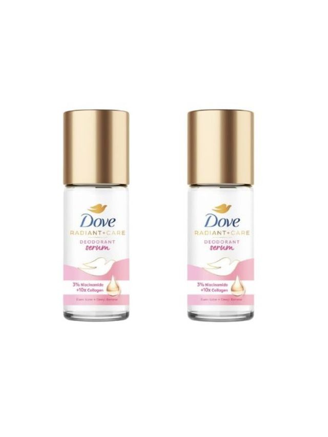 Dove [Bundle of 2] Radiant + Care Deodorant Serum Roll-on Deep Renew (45ml)