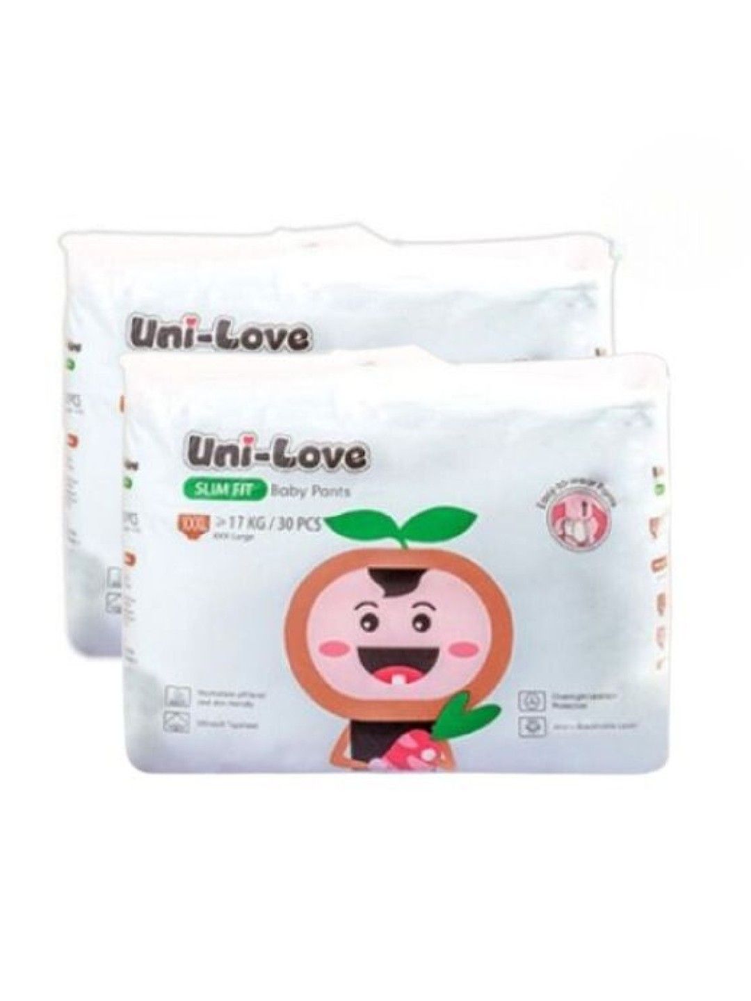 Uni-love [Bundle of 2] Slim Fit Baby Pants 30's (XXX-Large) (No Color- Image 1)