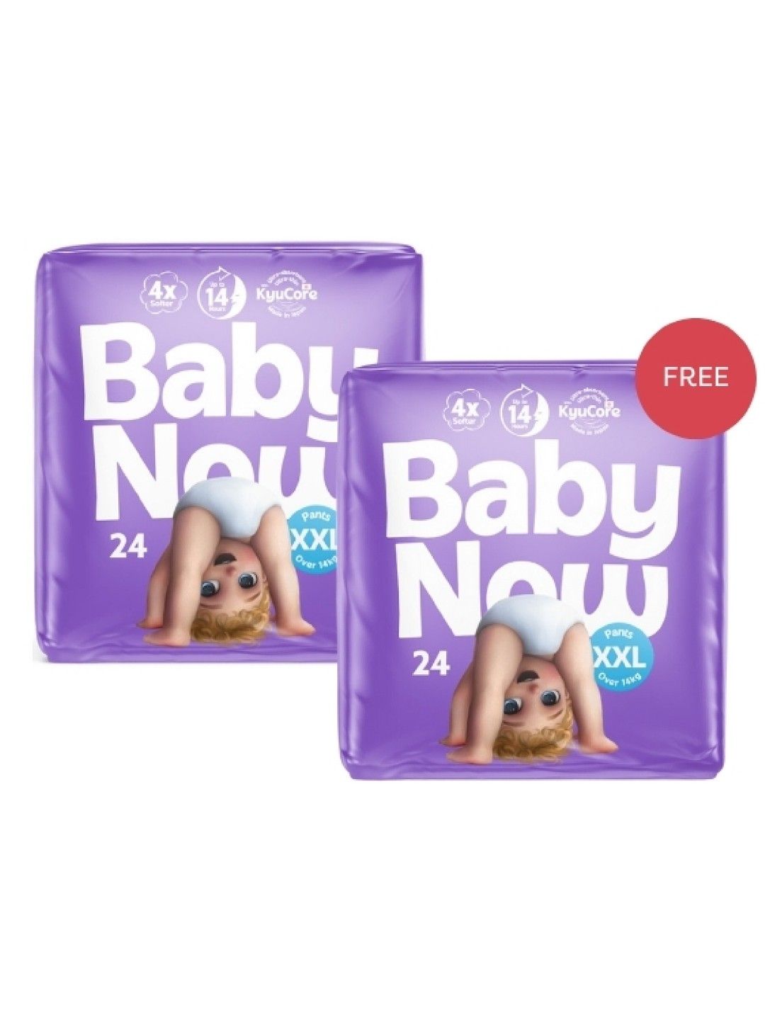 Baby Now [Buy 1 Take 1] Premium Pants Diaper XXL (24pcs)