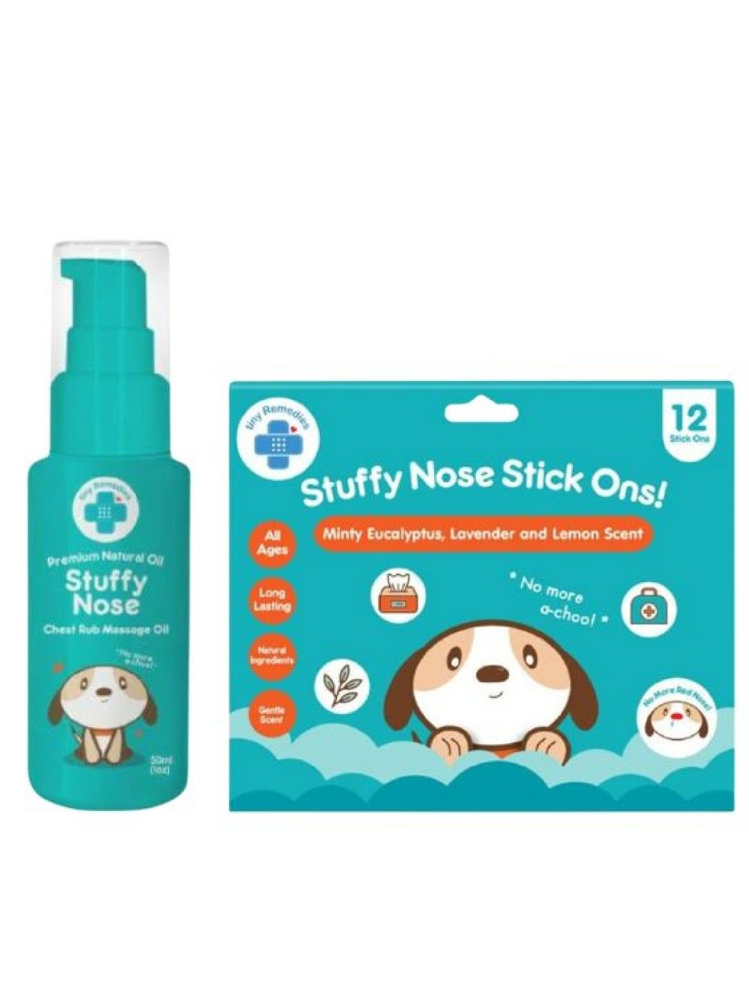 Tiny Buds [Buy 1 take 1] Stuffy nose oil with Free  Stuffy nose sticks ons (No Color- Image 1)