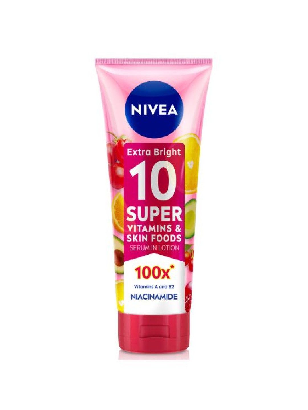 NIVEA [FREE] Body Lotion Extra Brightening Super Vitamin Lotion w/ SPF 15 70ml (No Color- Image 1)