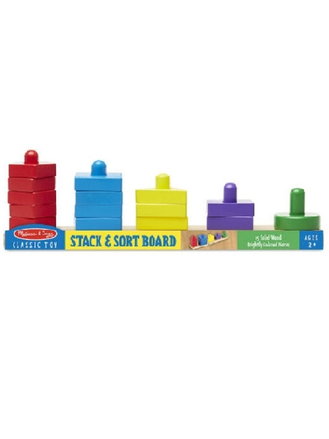 Melissa and Doug Stack And Sort Board (No Color- Image 4)