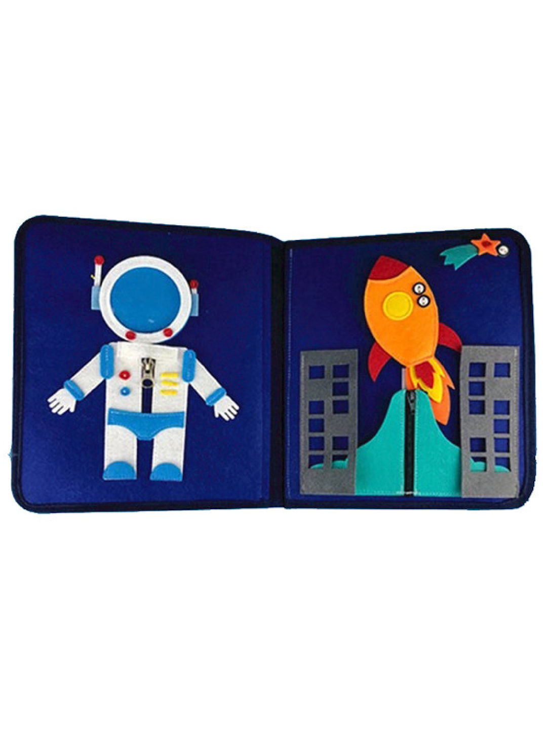 Kiddy Up My Space Book BusyBook (No Color- Image 2)