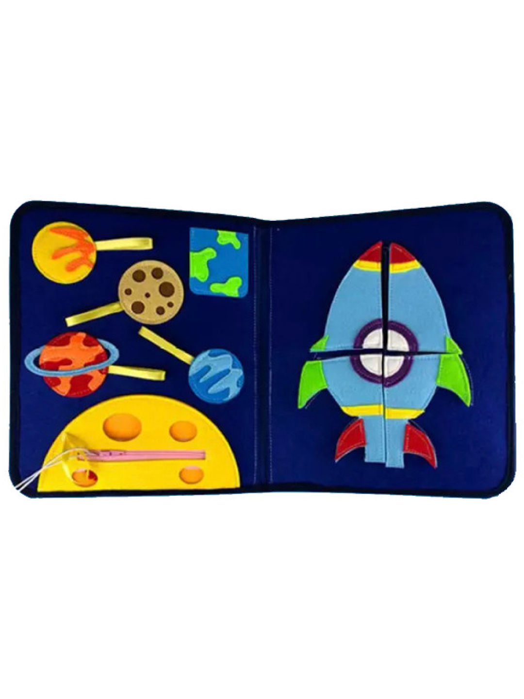 Kiddy Up My Space Book BusyBook (No Color- Image 3)