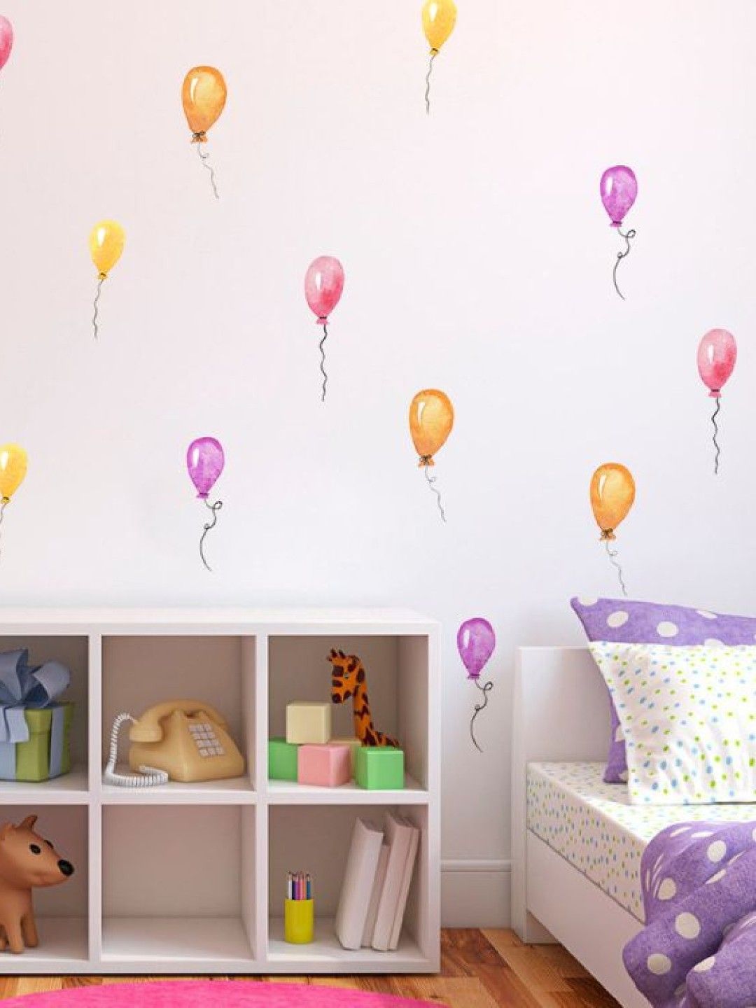 The Nurserie PH Colorful Balloons Wall Decals Nursery Stickers (No Color- Image 2)