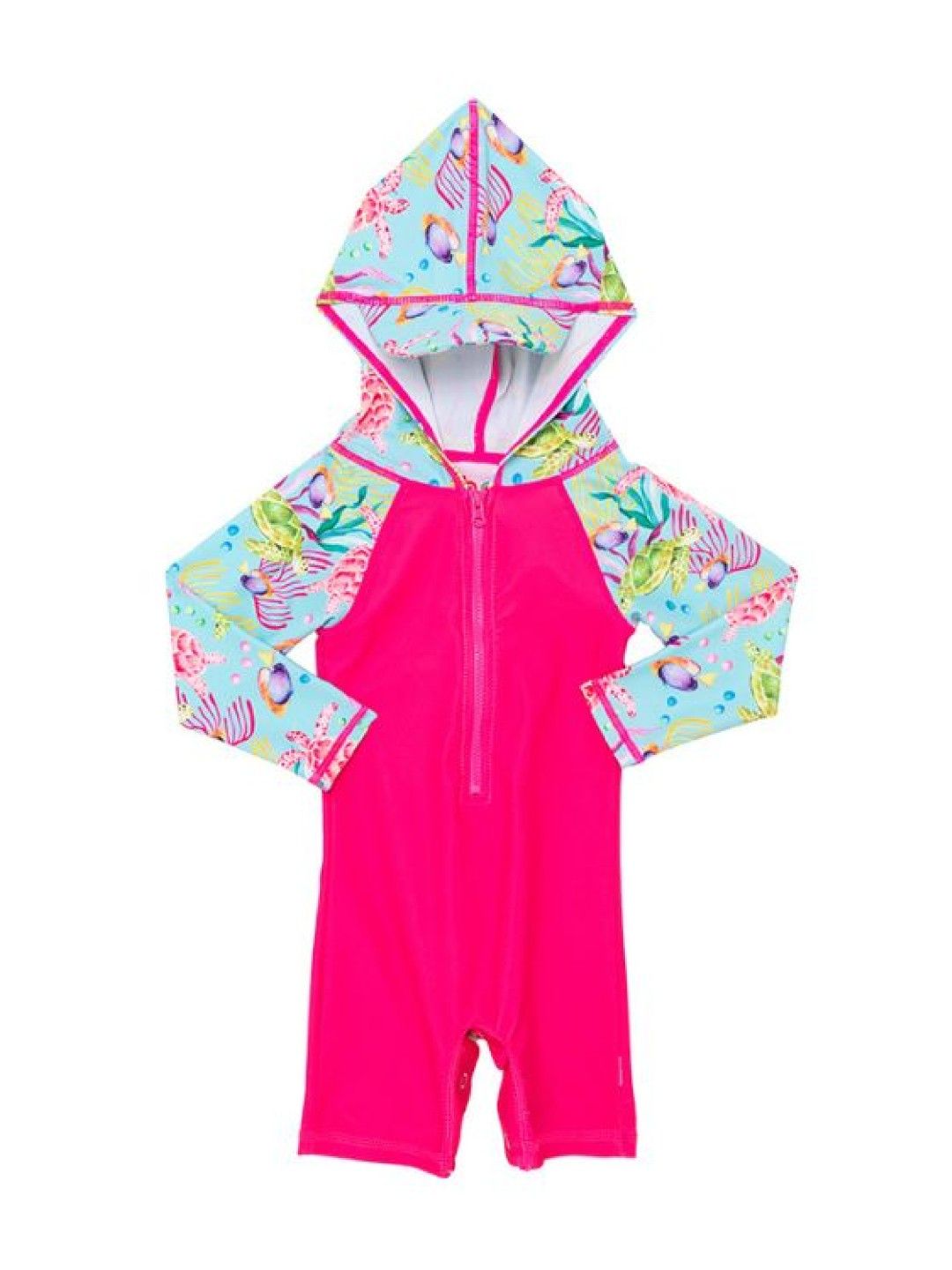 bean fashion Anina Rubio Panglao Baby Girl Hooded Swimsuit (Multicolor- Image 2)