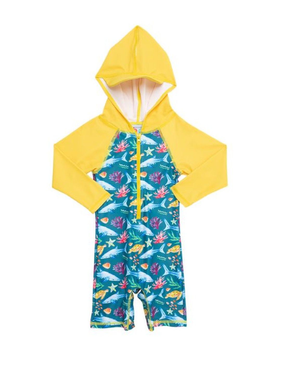 bean fashion Anina Rubio Panglao Baby Boy Hooded Swimsuit (Multicolor- Image 2)