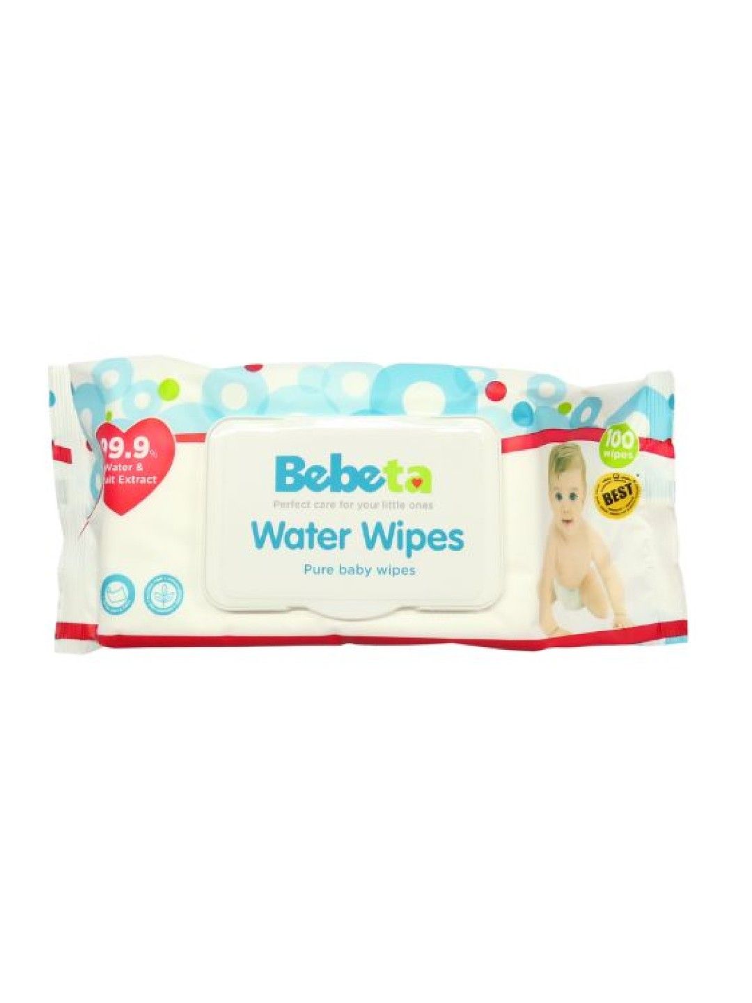 Bebeta Wet Wipes Pure Water (100s) (No Color- Image 1)
