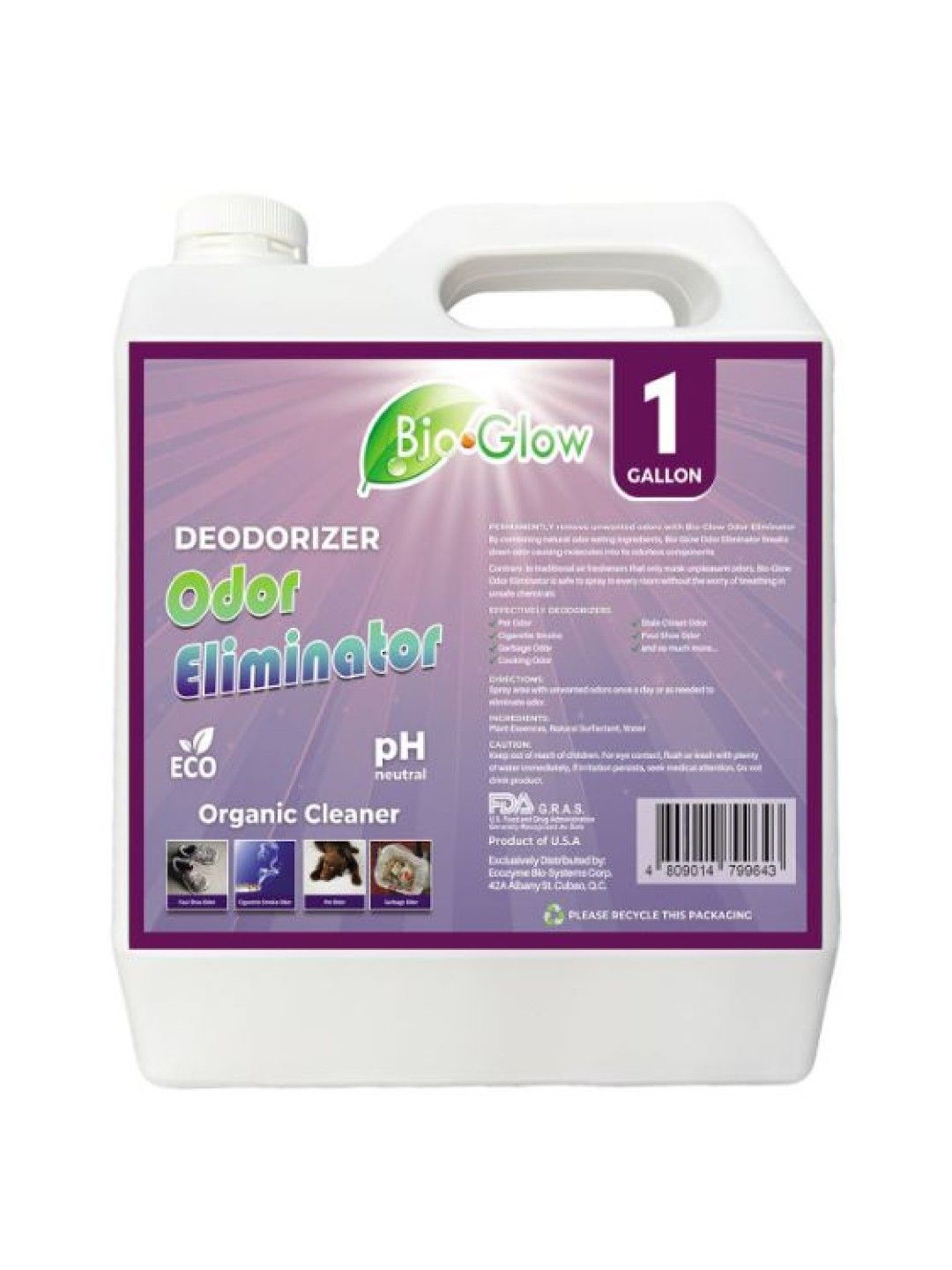 Bio-Glow Odor Eliminator (1 Gallon )