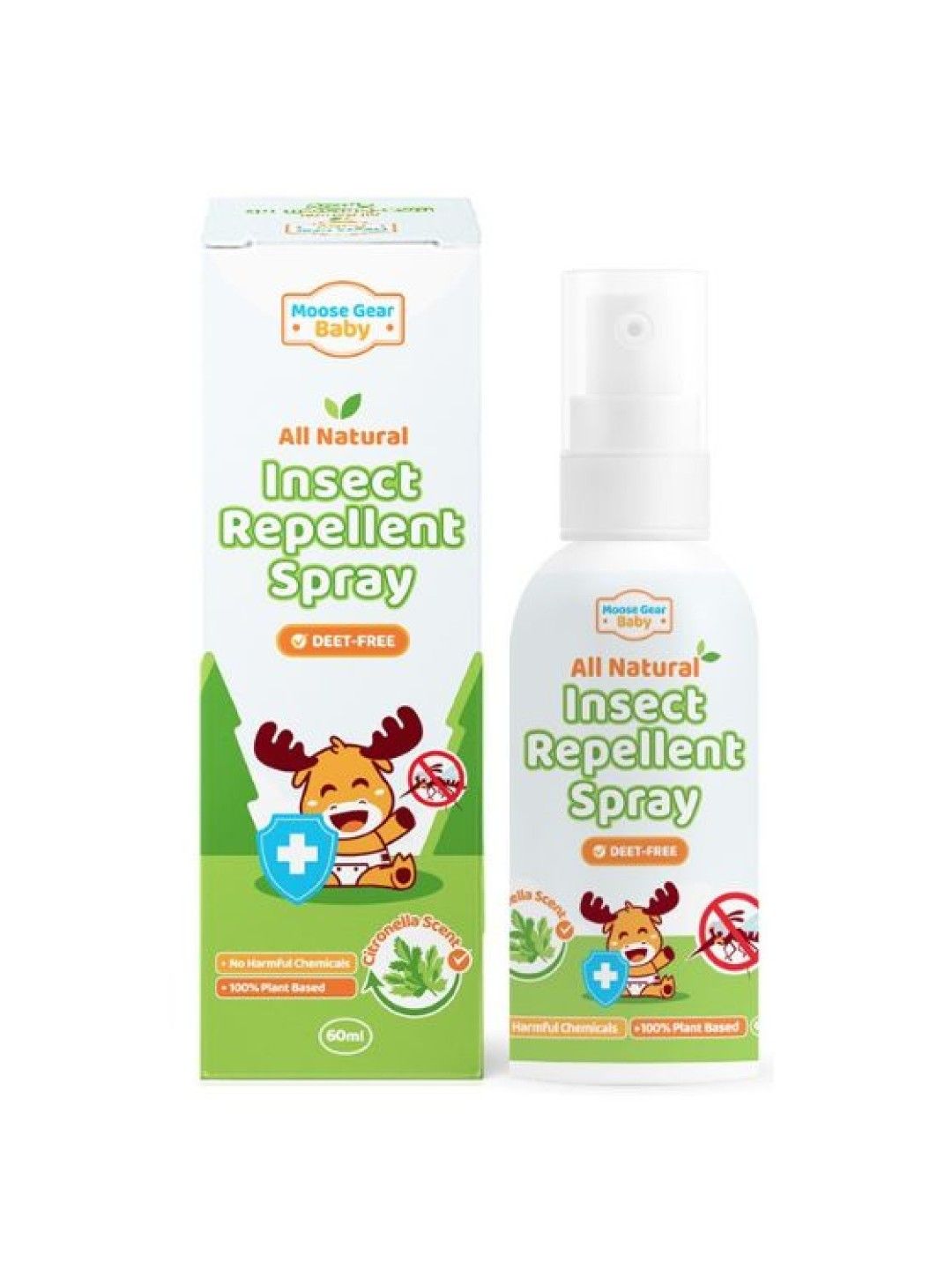 Moose Gear Baby Natural Insect Repellent Spray (60 | edamama