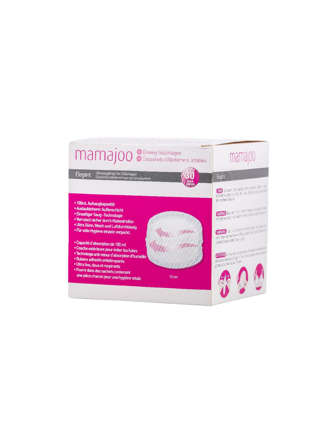 Mamajoo Elegant Ultra Breast Pads (30 pcs) (No Color- Image 2)