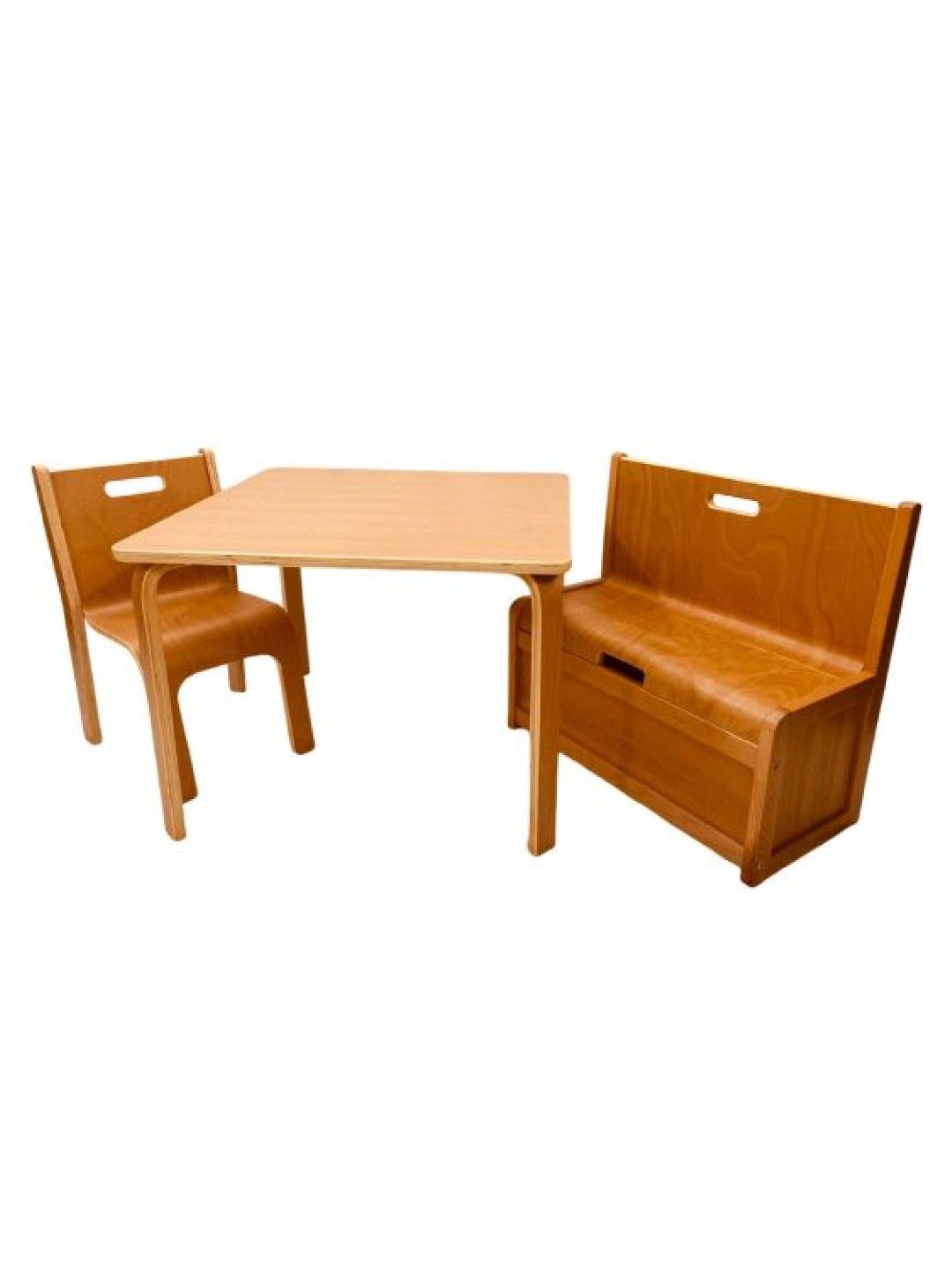 Hamlet Kids Room Ellie Kids Table and Chair set (1 Table + 1 Storage Bench + 1 Chair) (No Color- Image 1)