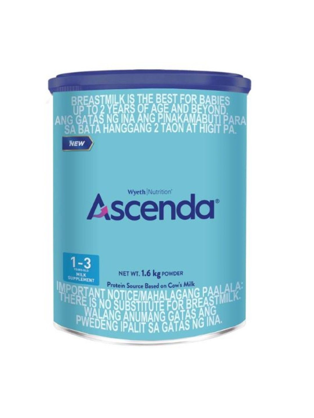 Ascenda 1-3 years old Milk Supplement (1.6kg) (No Color- Image 1)