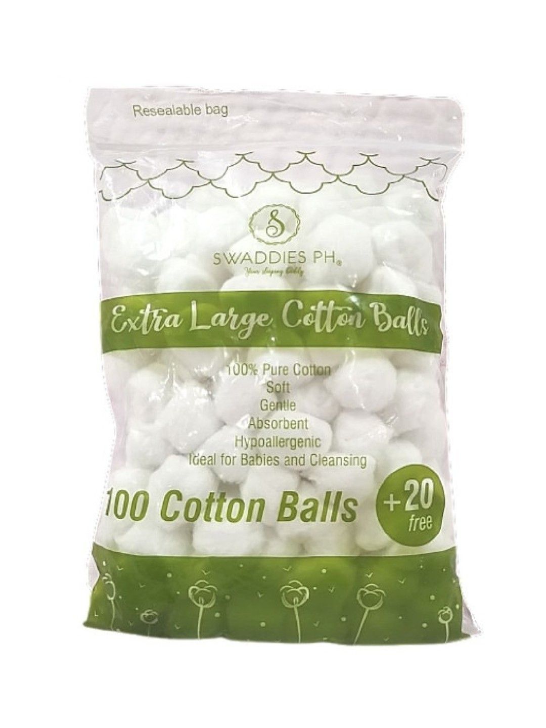 Swaddies PH Extra Large Cotton Balls