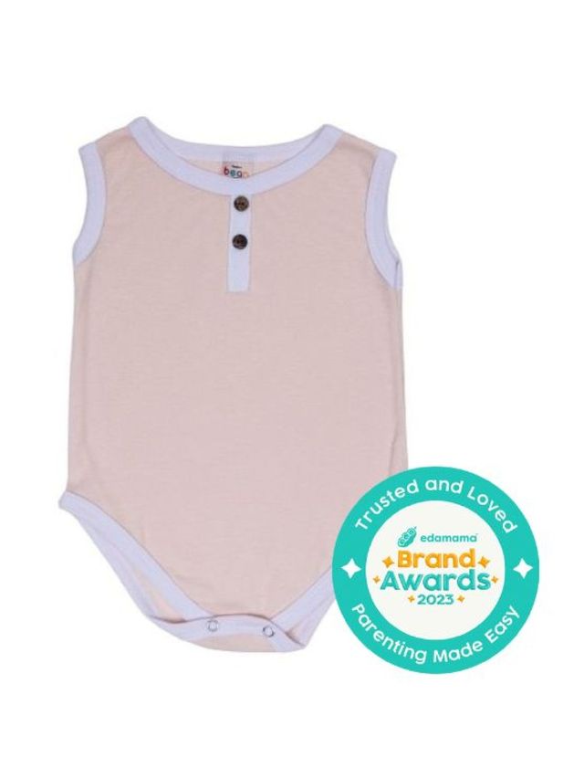 bean Comfy Casuals Play Sleeveless Onesie