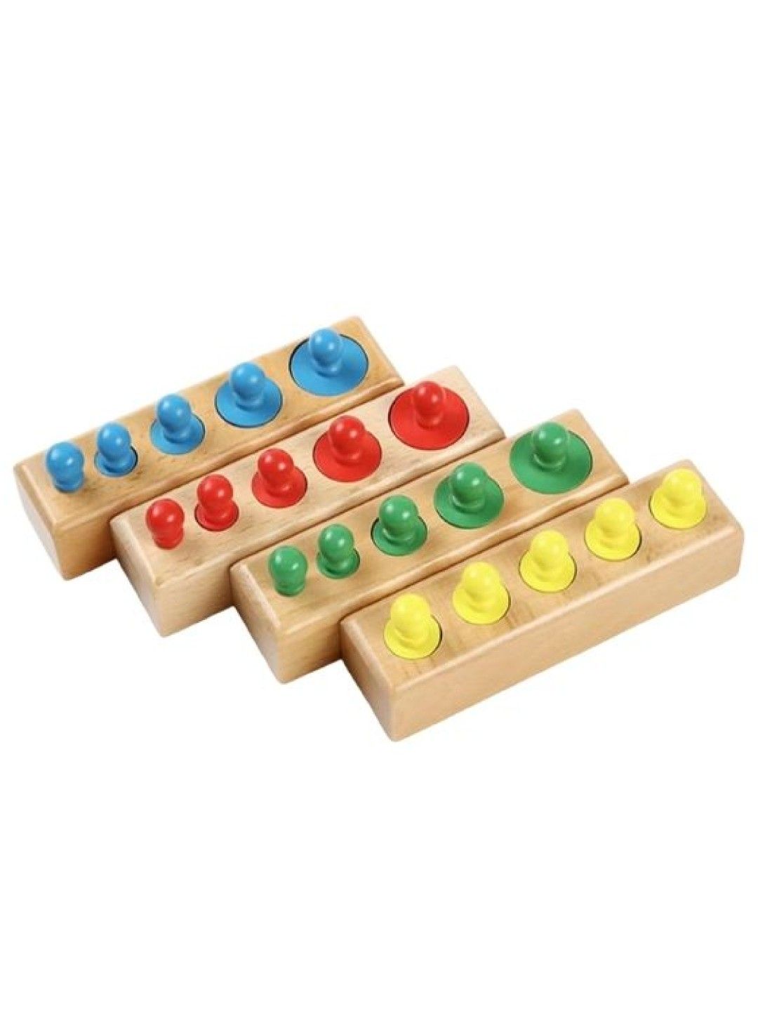 Hungry Hippo PH Montessori Wooden Colored Cylinder (No Color- Image 1)