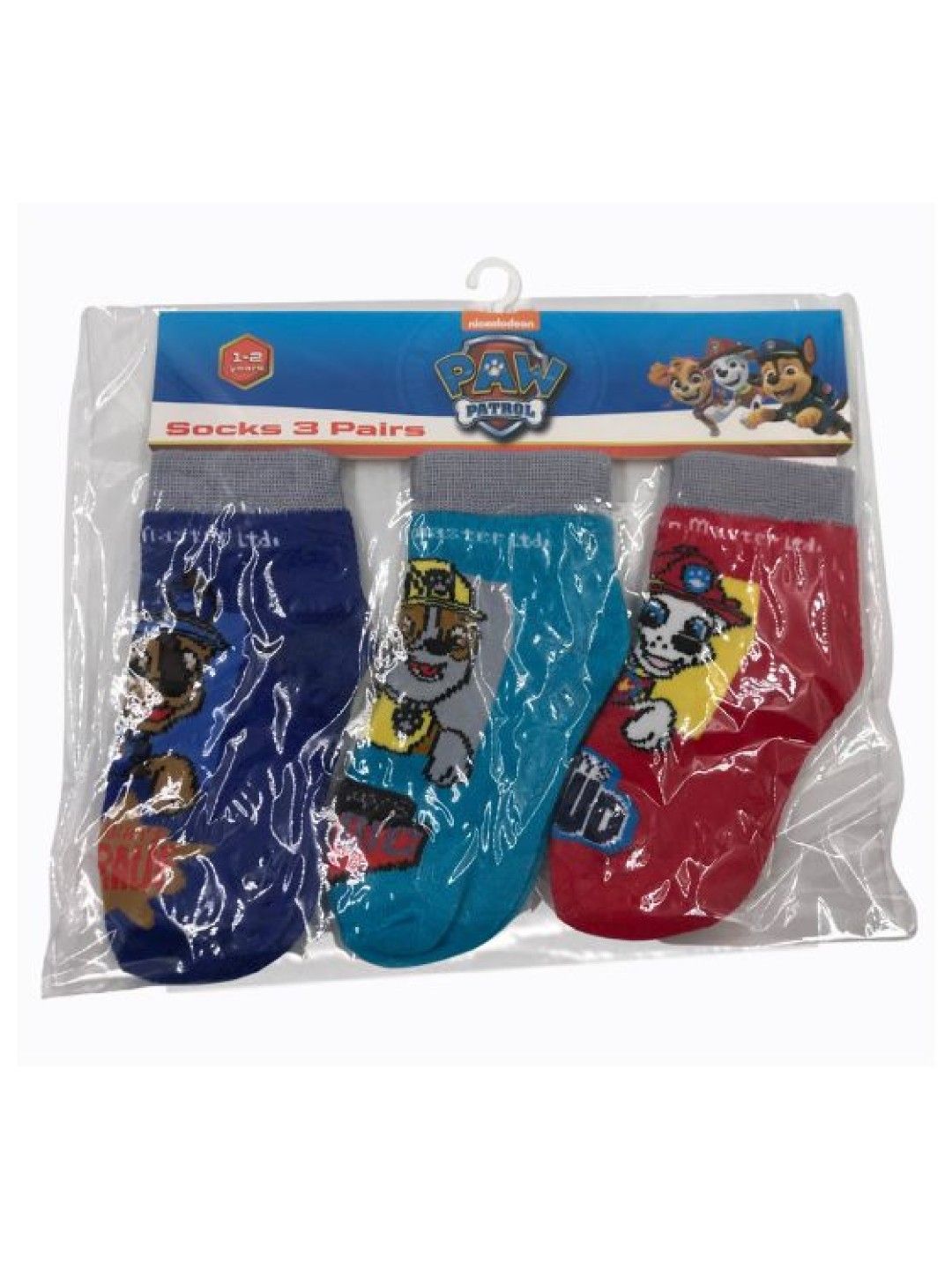 Enfant Paw Patrol Socks - Blue, Light Blue, Red (No Color- Image 2)
