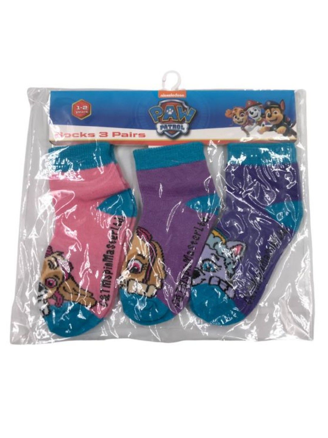 Enfant Paw Patrol Socks - Pink,Violet, Blue (No Color- Image 2)