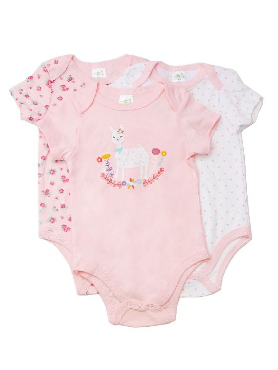 Cottonkind Baby Sheep 3-Piece Set Onesie (No Color- Image 1)