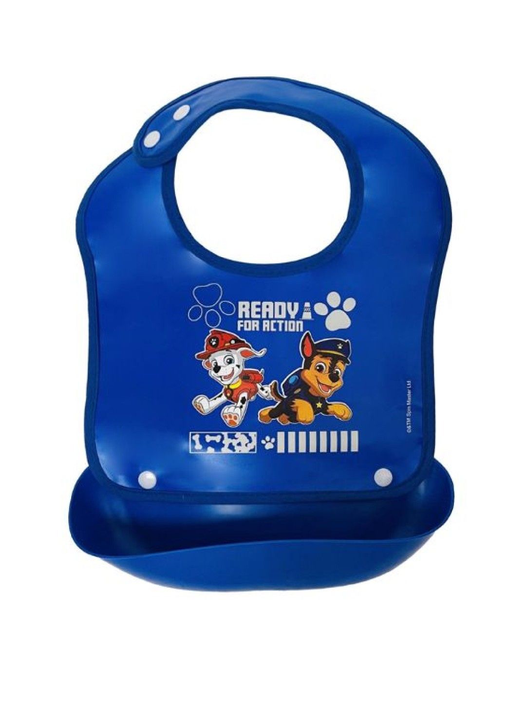 Enfant Paw Patrol Bib With Catcher (Dark Blue- Image 1)