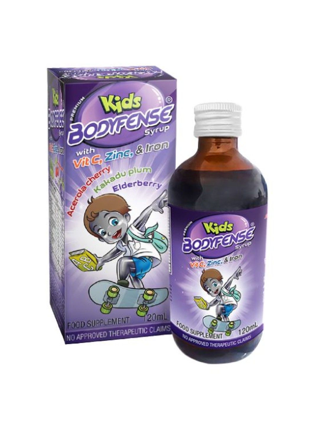 Suregetz Kids Bodyfense Syrup With Vitamin C, Zinc, And Iron