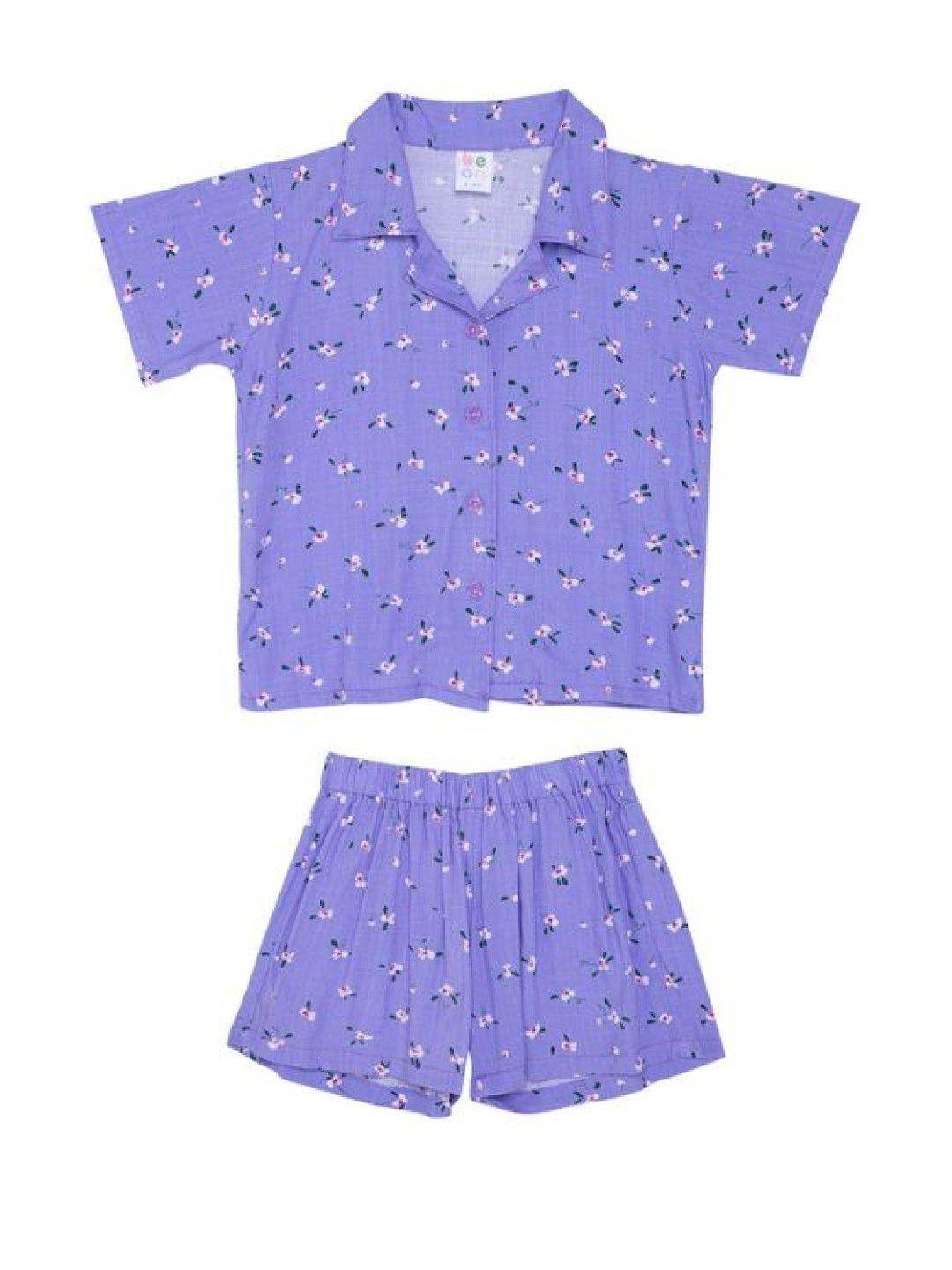 bean fashion 2-Piece Floral Top and Bottom Set (Lilac- Image 2)