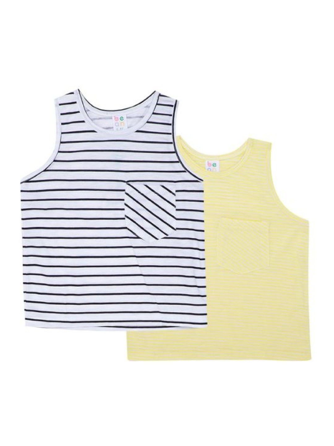 Seams 195 2-Piece Stripes Sleeveless Top with Pocket (Multicolor- Image 1)