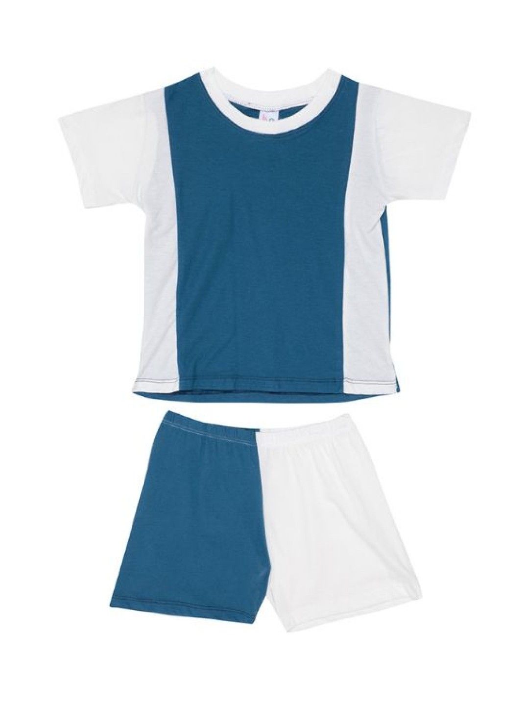 Seams 195 Colorblock Shortsleeves Top and Bottom Set (Multi-Color- Image 1)