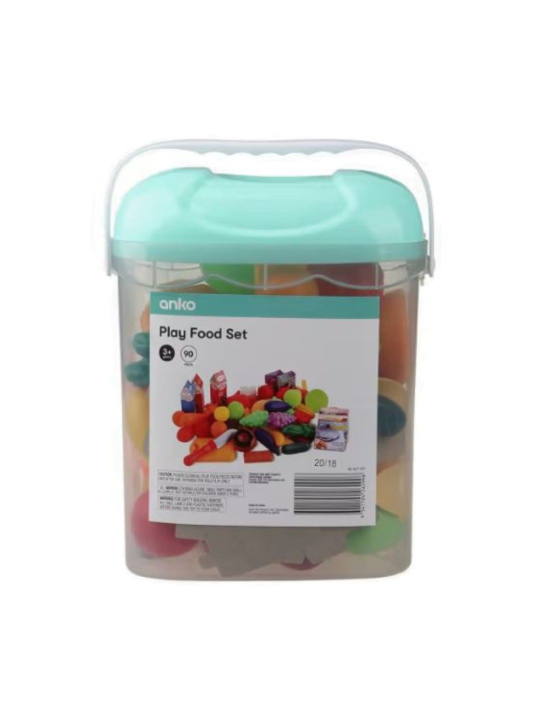 Anko 90-Piece Play Food Set (Multicolor- Image 2)