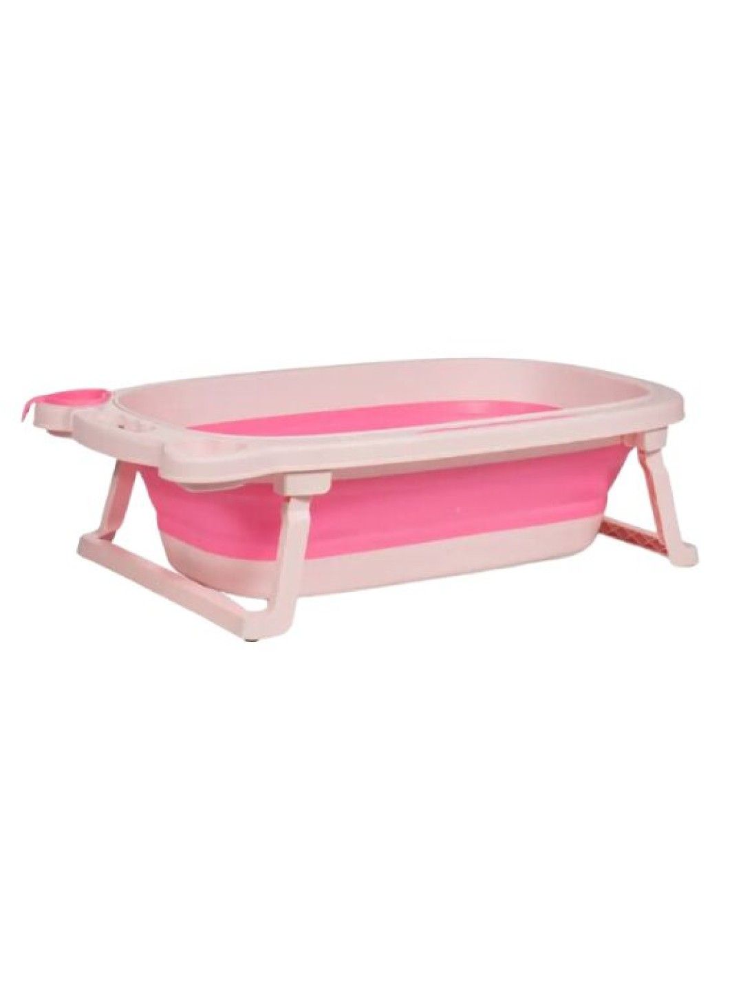 Juju Nursery Collapsible Baby to Toddler Bath Tub Set (Pink) (Pink- Image 1)