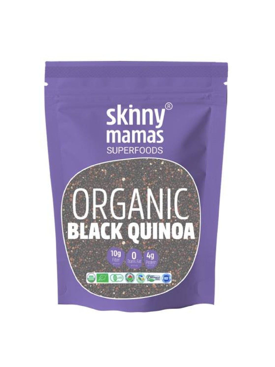 Skinny Mamas Organic Black Quinoa (500g) (No Color- Image 1)