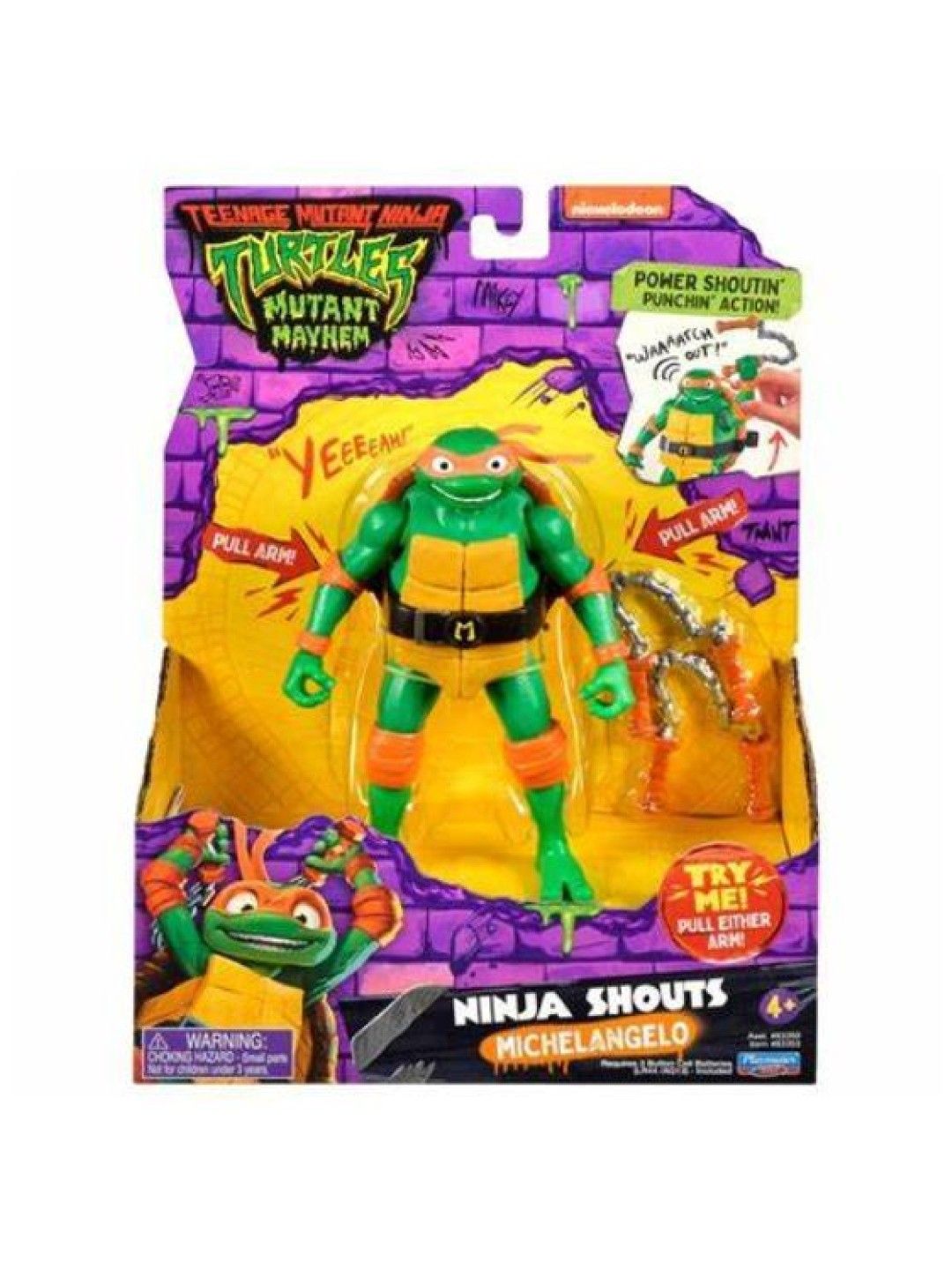 Teenage Mutant Ninja Turtles Mutant Mayhem Ninja Shouts Michael Angelo