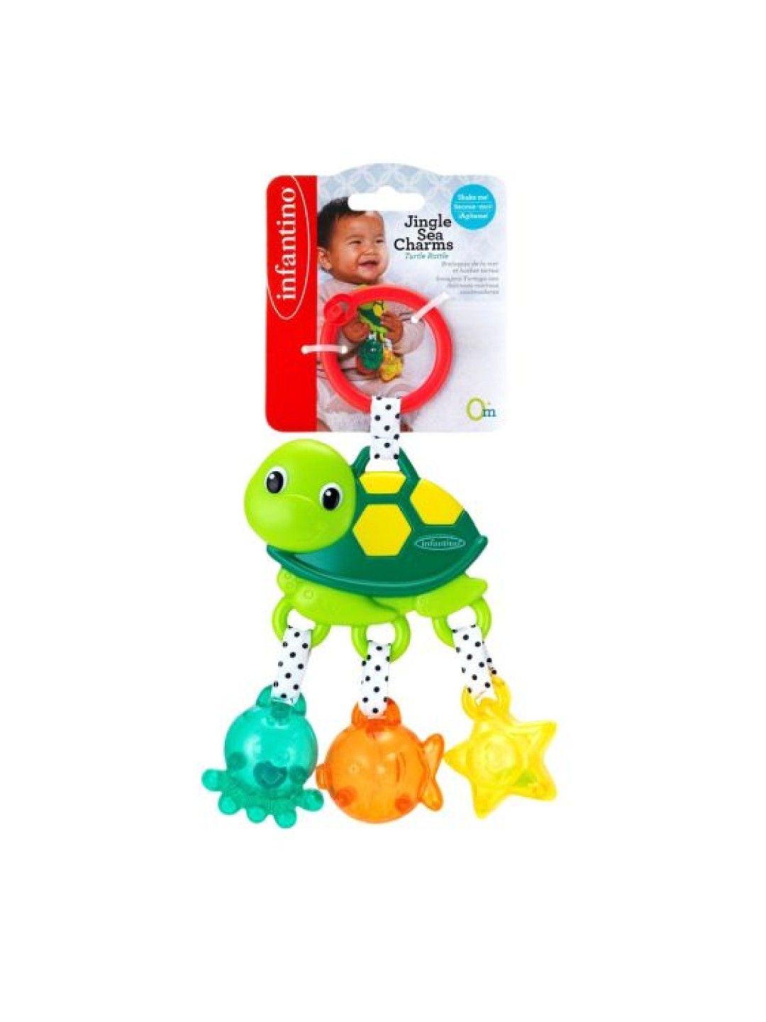Infantino Jingle Sea Charms Turtle (No Color- Image 2)