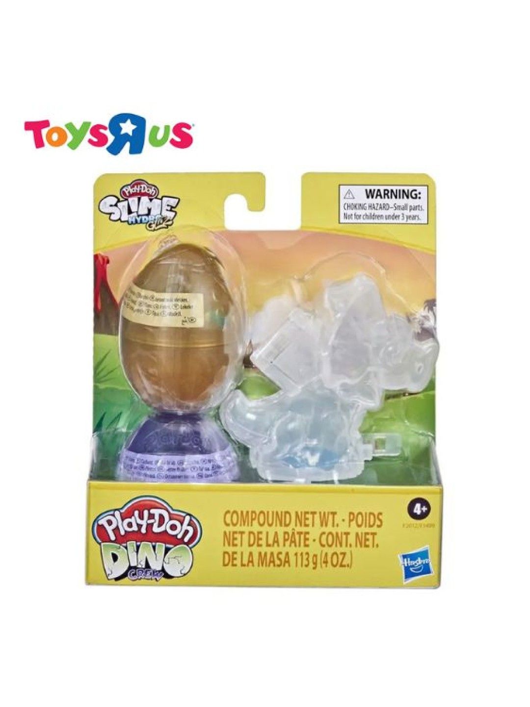 Toys R Us Play-Doh Slime Dino Crew Eggs and Dinosaur Bones Triceratops Toy