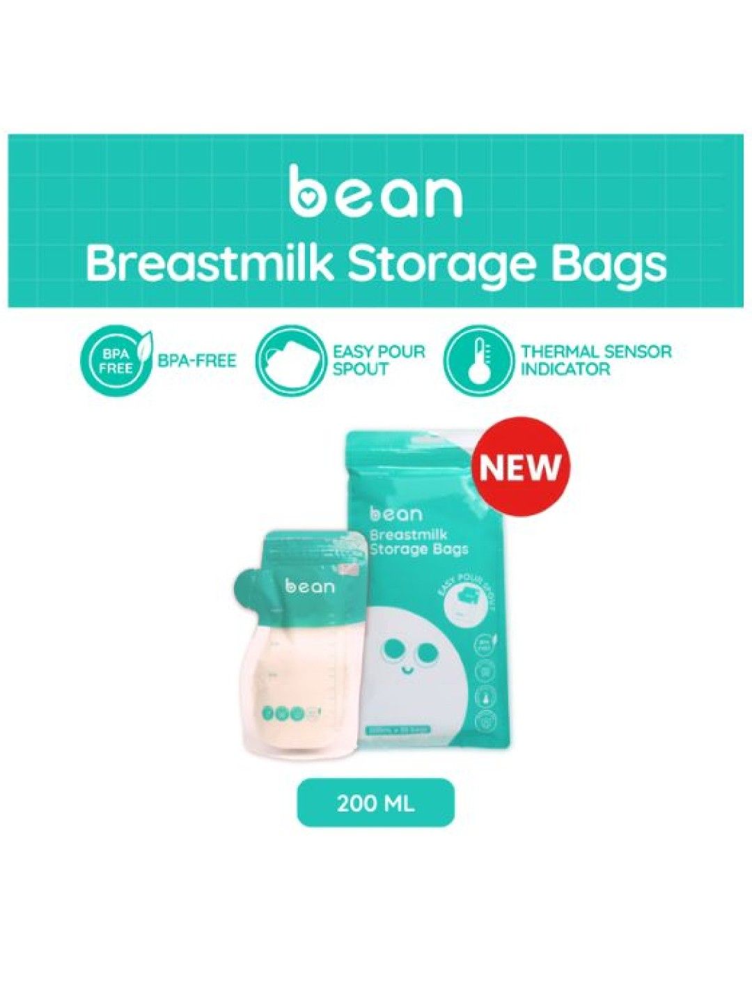 bean essentials Breastmilk Storage Bag (30 bags) (No Color- Image 1)