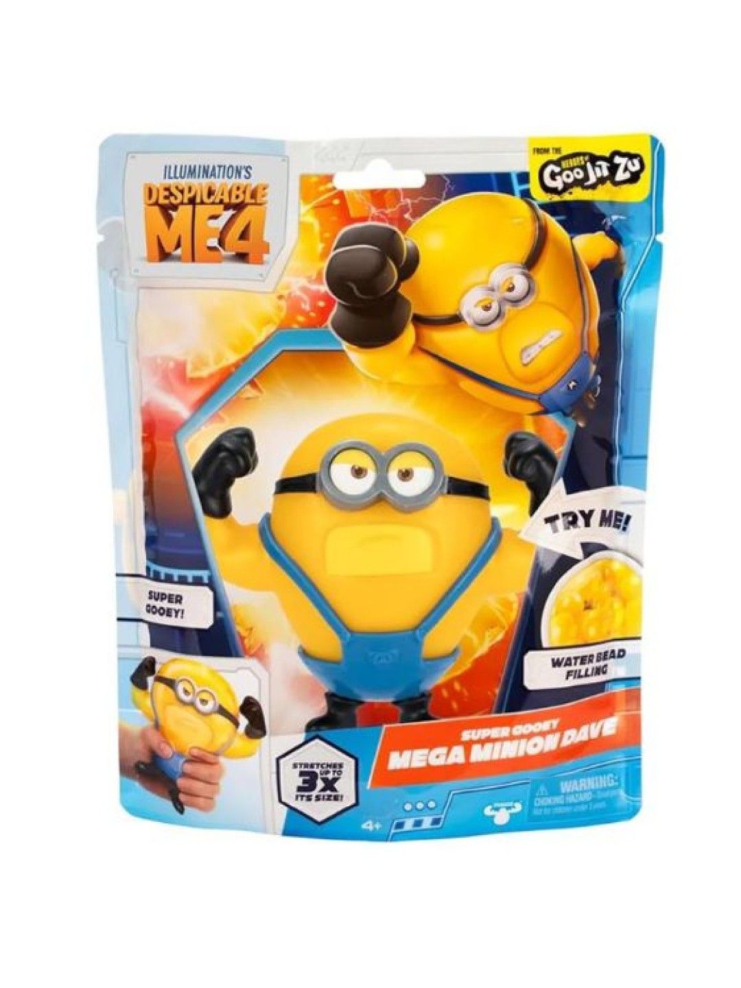 Despicable Me 4 Stretchy Figure Mega Minions Dave Super Gooey (No Color- Image 3)