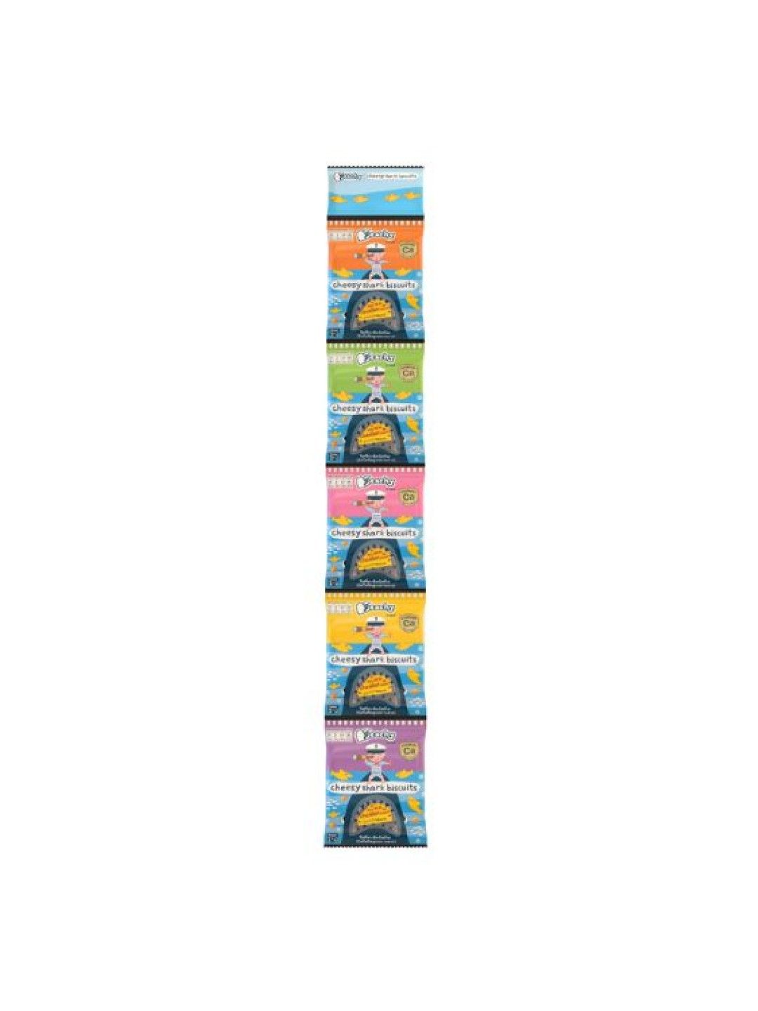 Peachy Baby Food Cheesy Shark Biscuits 15g x 5 packs (75g) (No Color- Image 2)