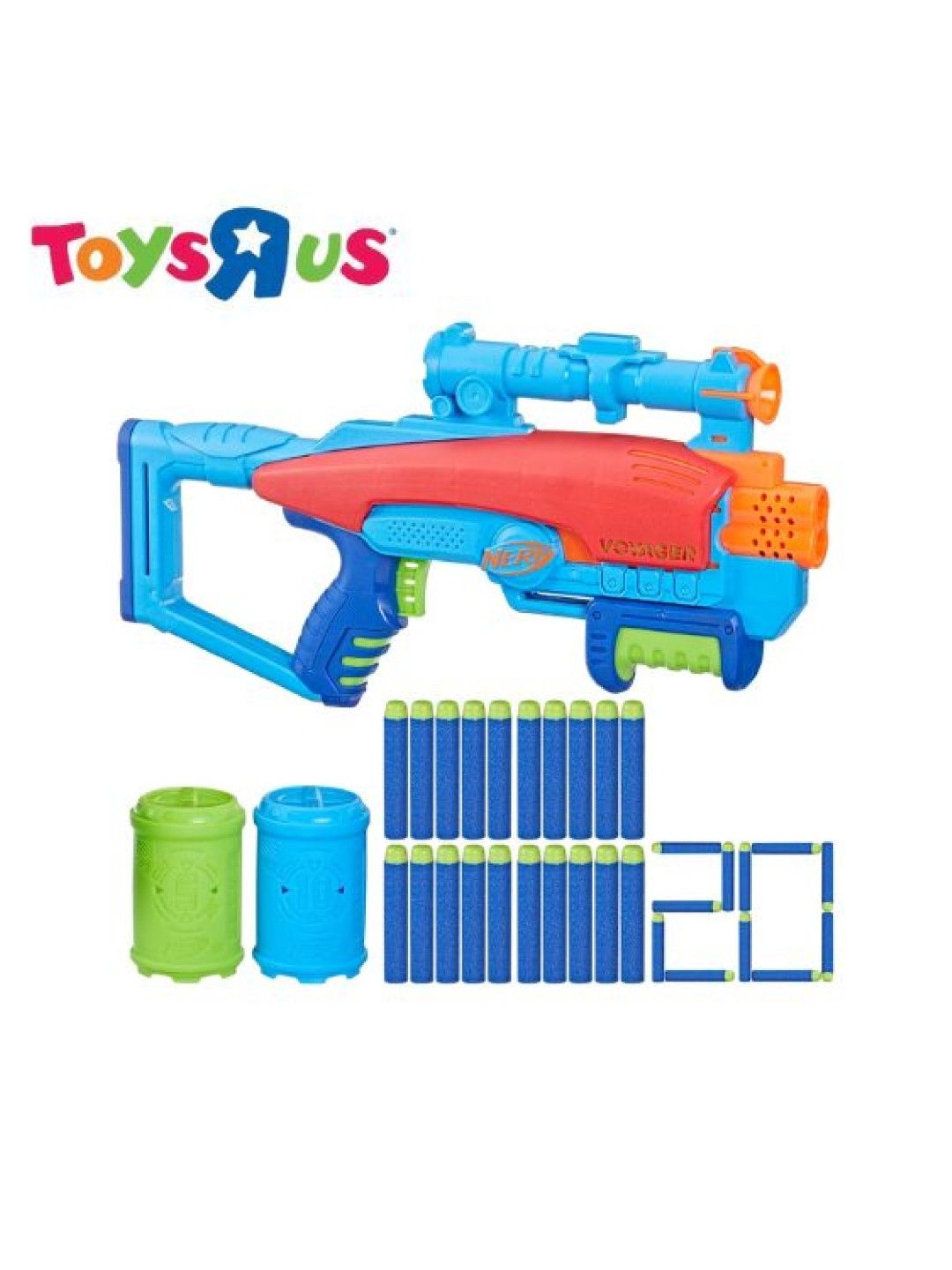 Toys R Us Nerf Elite Jr. Voyage Target Set (No Color- Image 1)