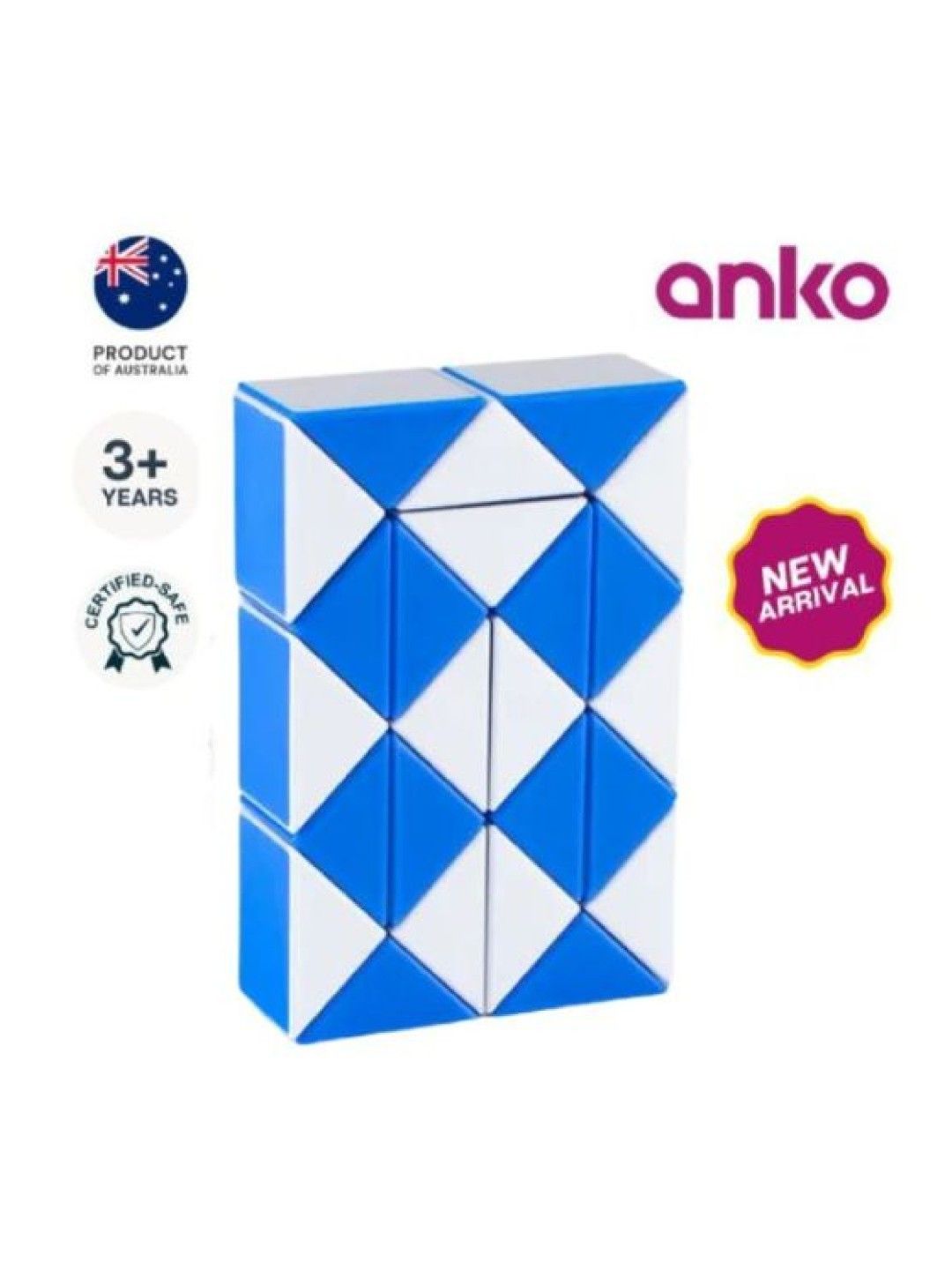 Anko Puzzle Snake (Blue) (No Color- Image 1)
