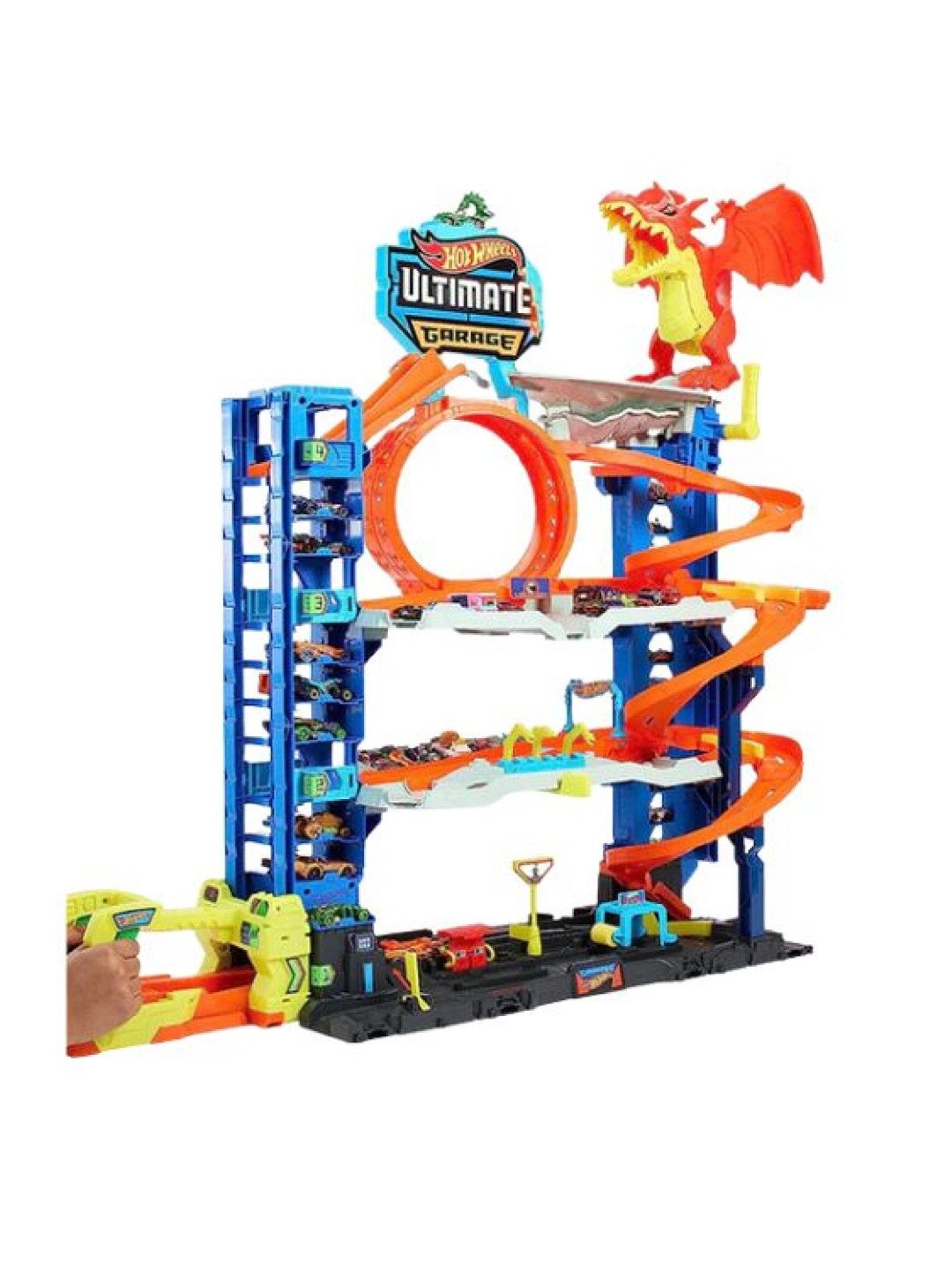 Hot Wheels City Toy Car Track Set Ultimate Garage (No Color- Image 2)